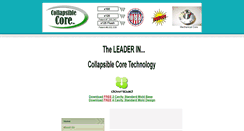 Desktop Screenshot of collapsiblecore.com